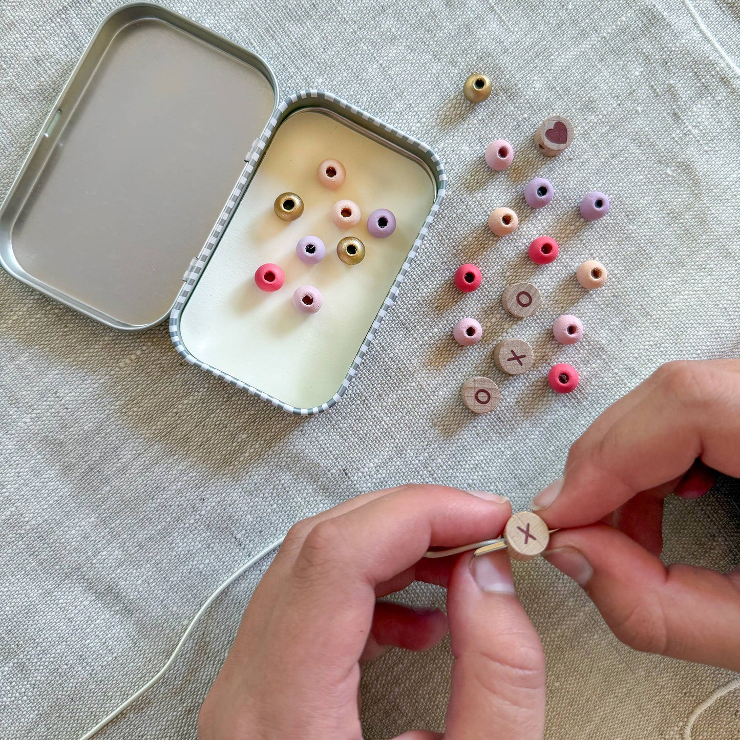 Beaded XOXO Friendship Bracelet Gift Kit