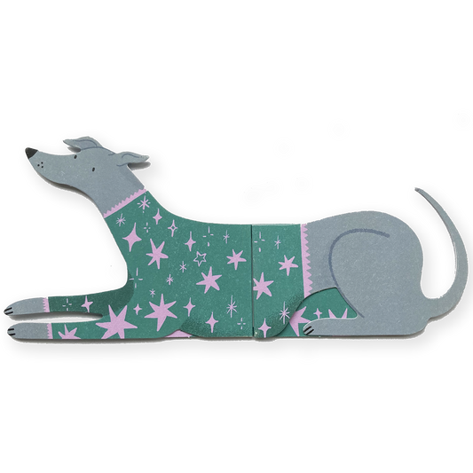 Maurice, Long Doggo Shaped Extendable Card