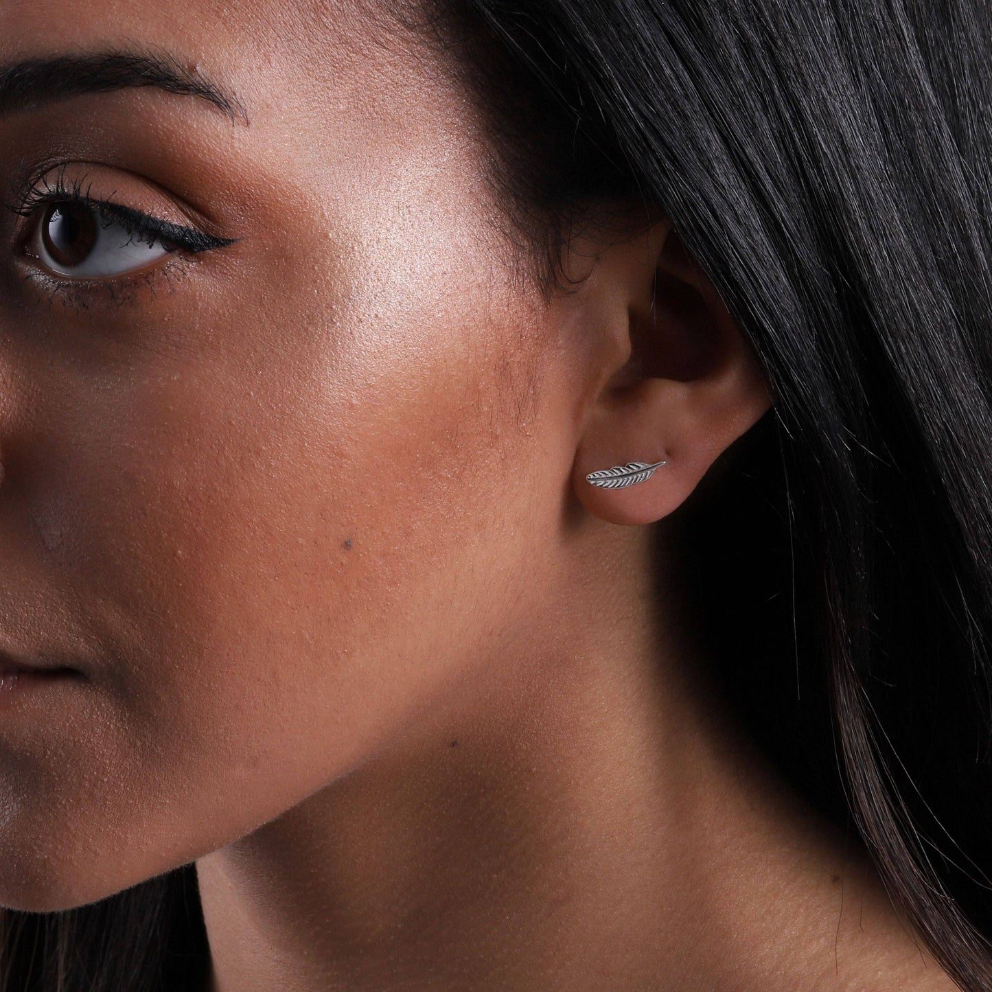 WISDOM feather earrings