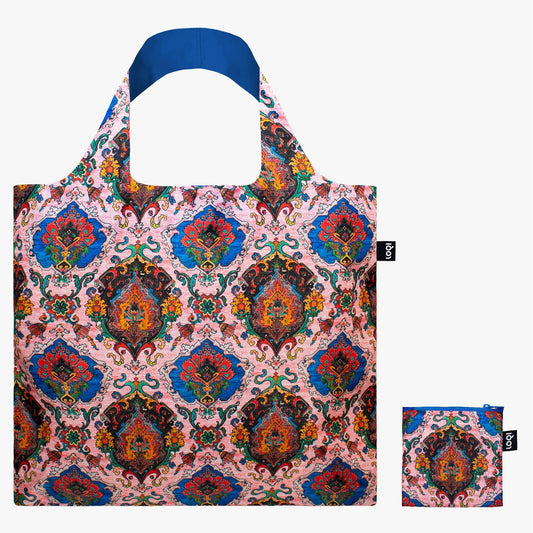 DECORATIVE ART Tapestry Tea Rose Recycled Bag