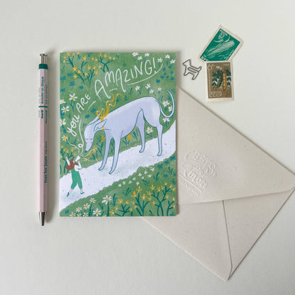 You Are Amazing, A6 Greetings Card
