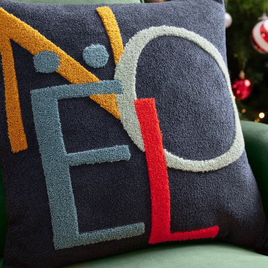 Noel Tufted Cushion Multicolour
