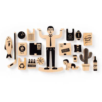 One Trip Nick Wooden Balance Game (Game)