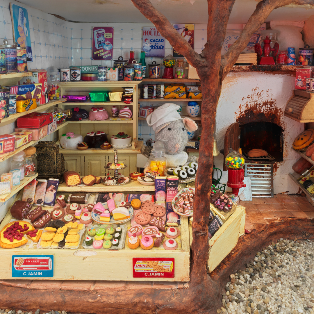 Kids Plush Toy - Mouse Baker (12cm)