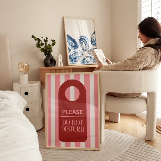 Please Do Not Disturb Print | Bedroom Wall Art | Kids Decor