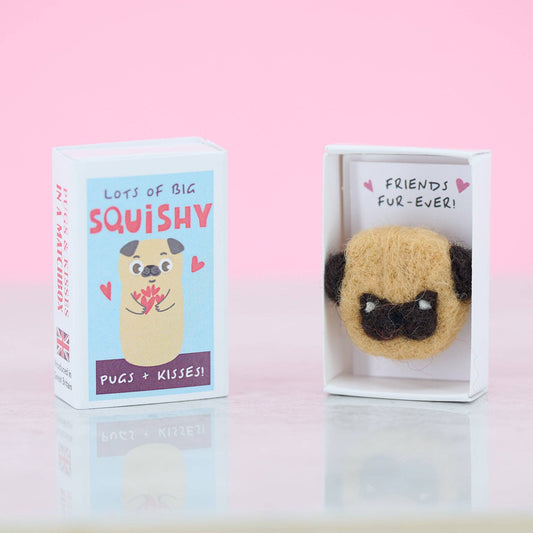 Big Squishy Pugs and Kisses In A Matchbox