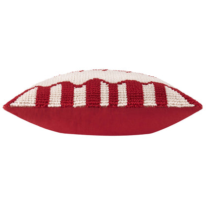 Candy Fa La La Tufted Cushion Red/White
