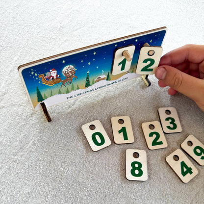 Christmas Countdown Calendar Chart