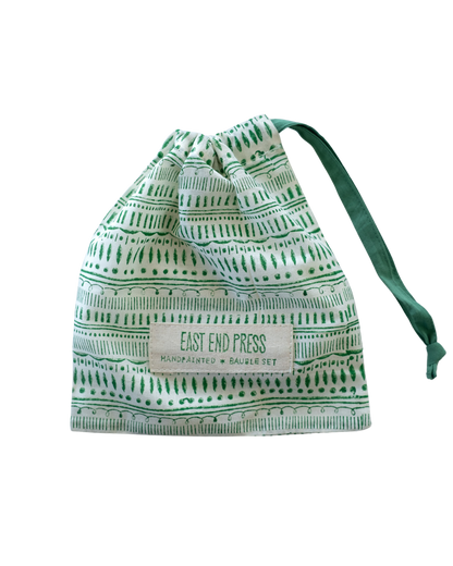 Jolly Green Bauble Bag - Set of Three