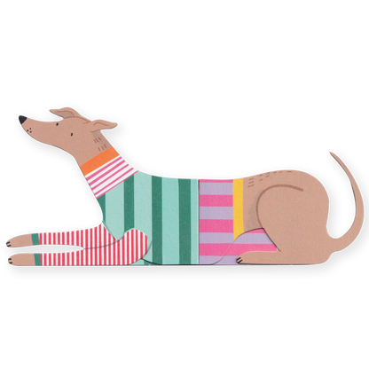 Frankie, Long Doggo Shaped Extendable Card