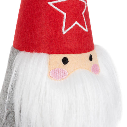Scandi Santa Festive Door Stop Red
