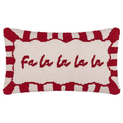 Candy Fa La La Tufted Cushion Red/White