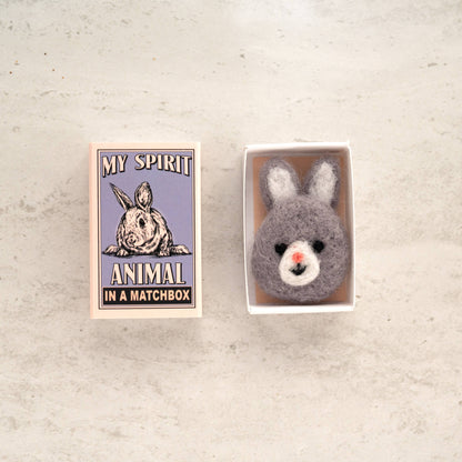 Rabbit Spirit Animal In A Matchbox