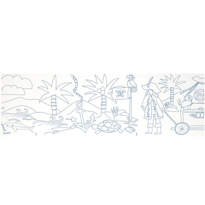 Pirate Colouring Roll