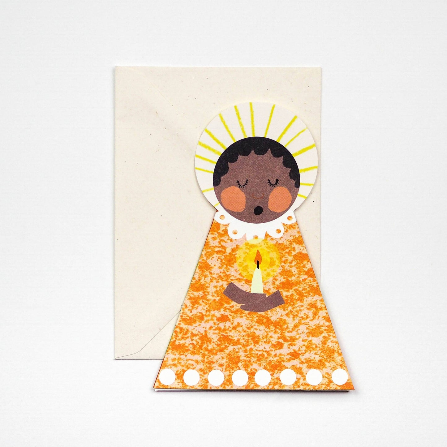 Orange Angel Fold-Out Card