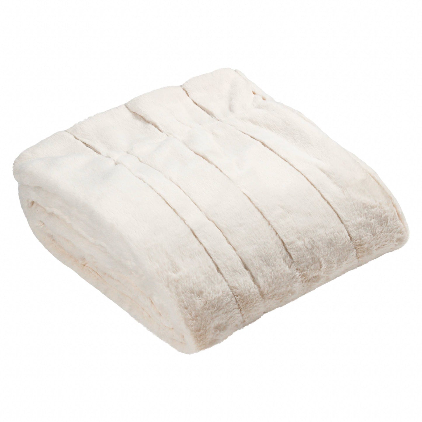 Empress Faux Fur Throw Cream6