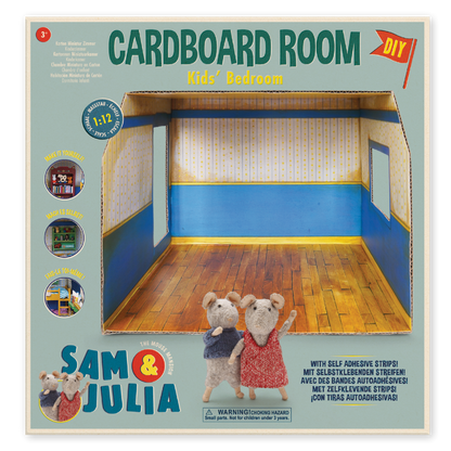 Kids DIY Dollhouse - Cardboard Room - Kid's Bedroom