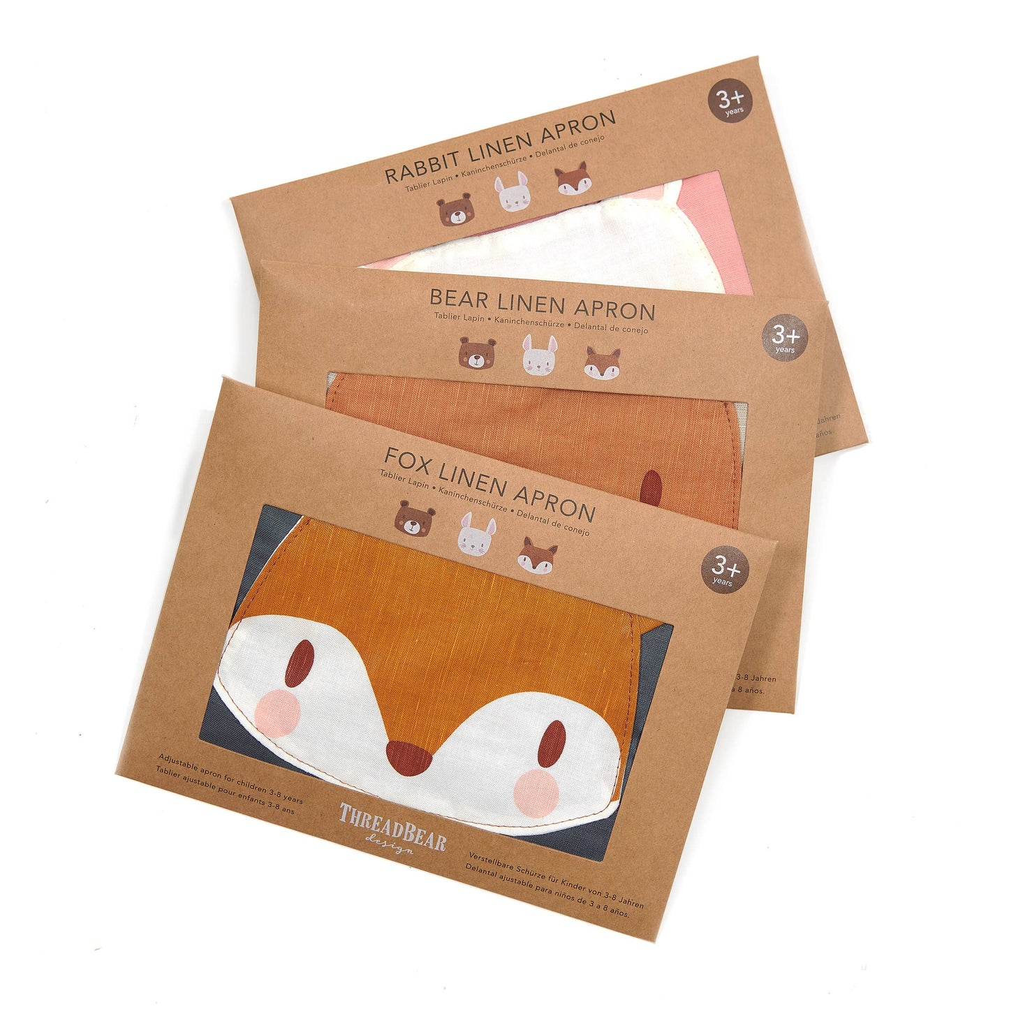 ThreadBear Fox Linen Apron