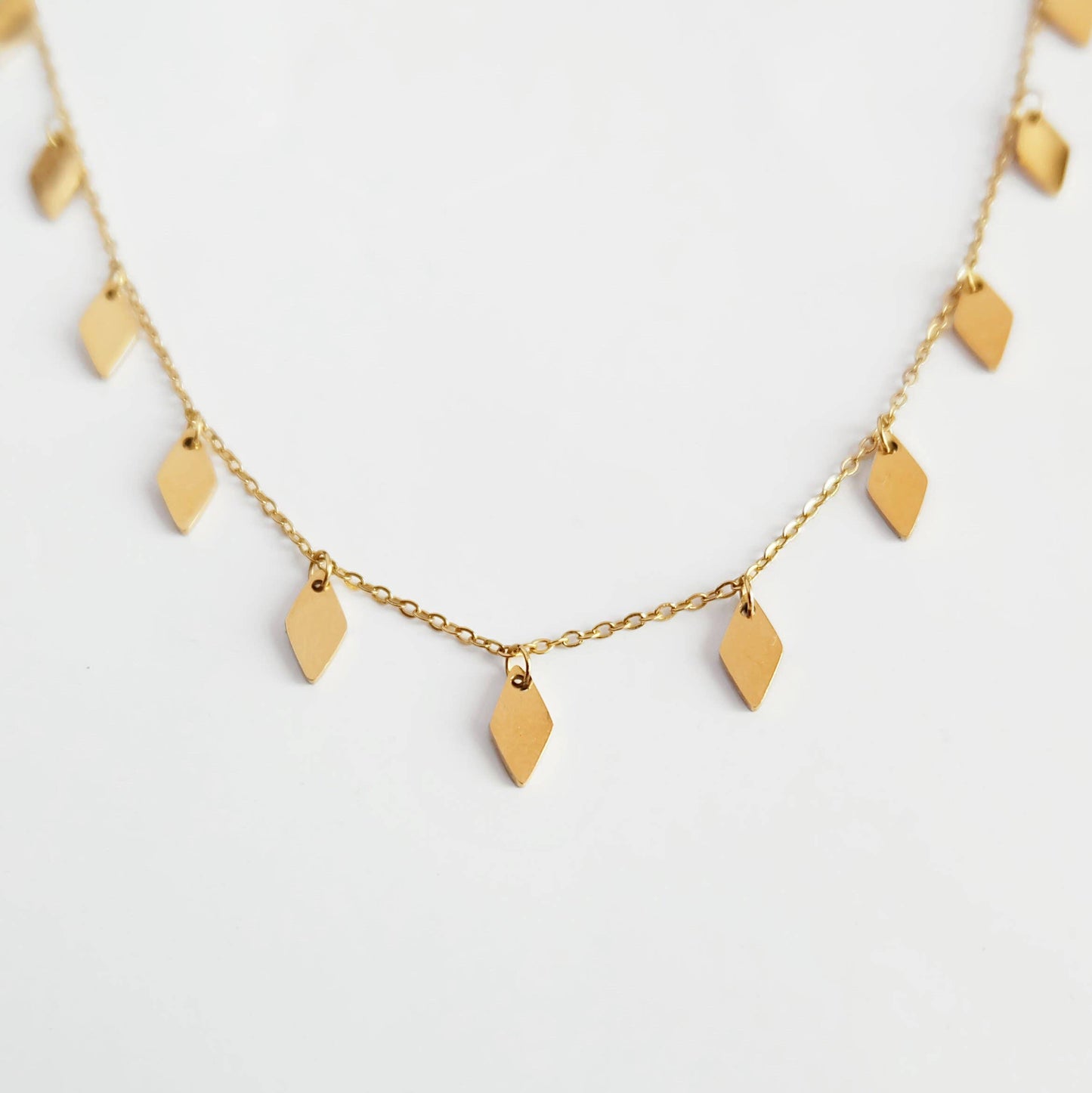 Layering Drop Choker Necklace