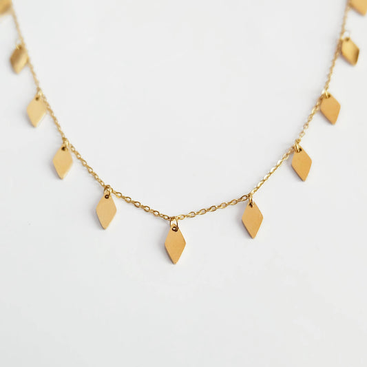 Layering Drop Choker Necklace