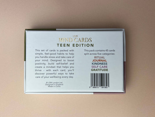 Mind Cards: Teen Edition: Mindfulness Gratitude Self Care
