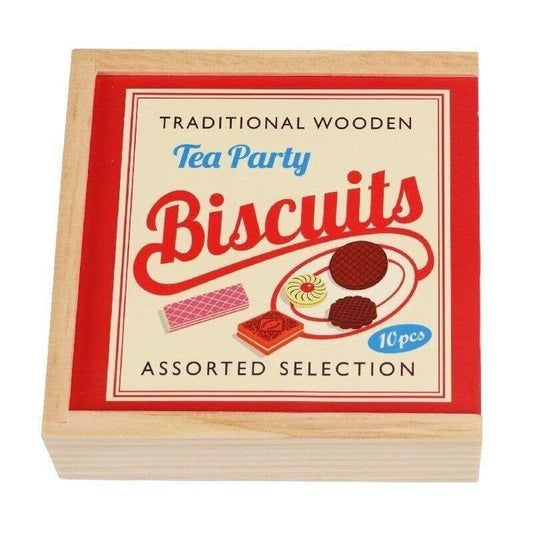 Traditional Wooden Tea Party Biscuits