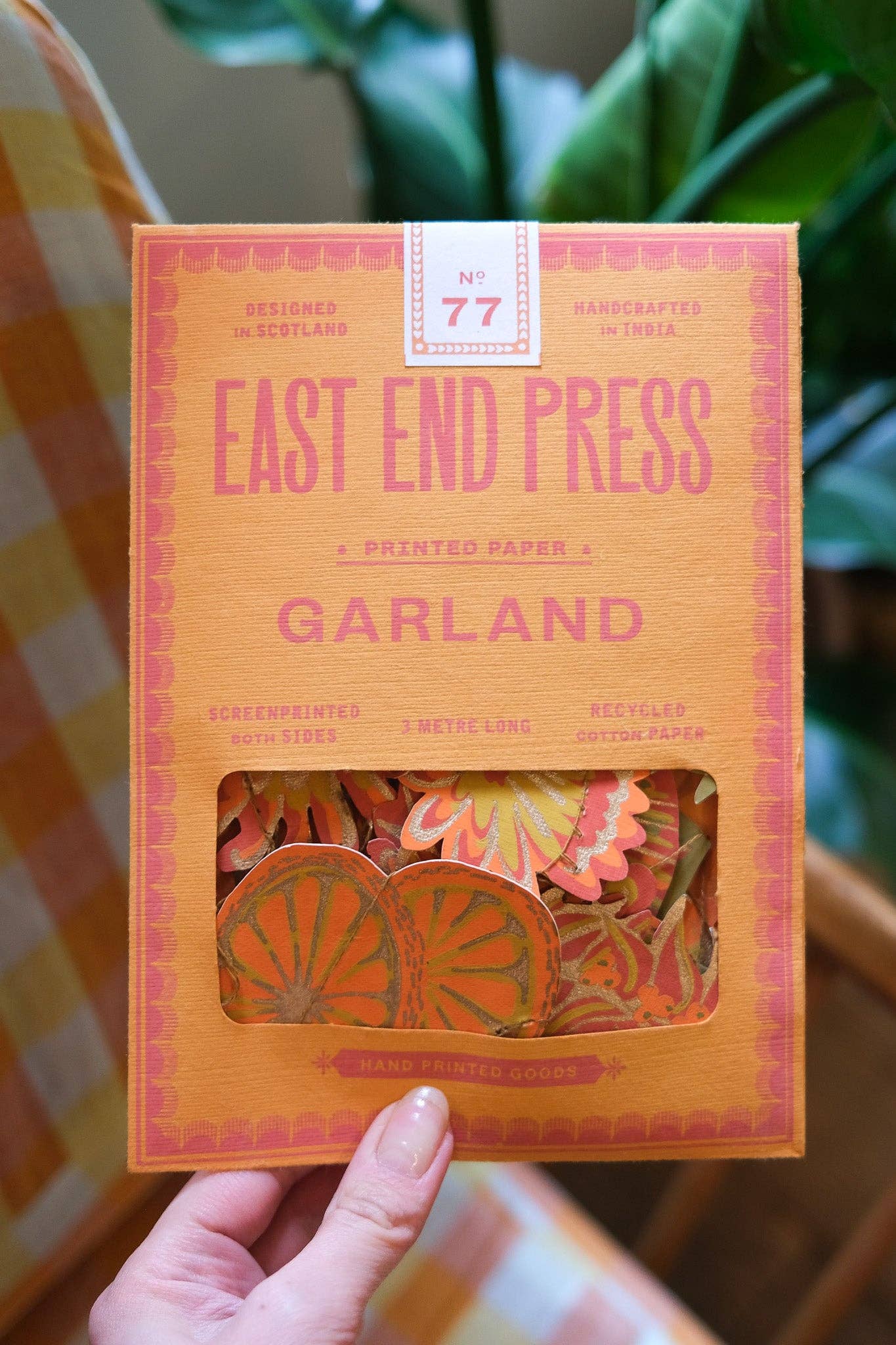 Garland Autumn Blooms Sewn