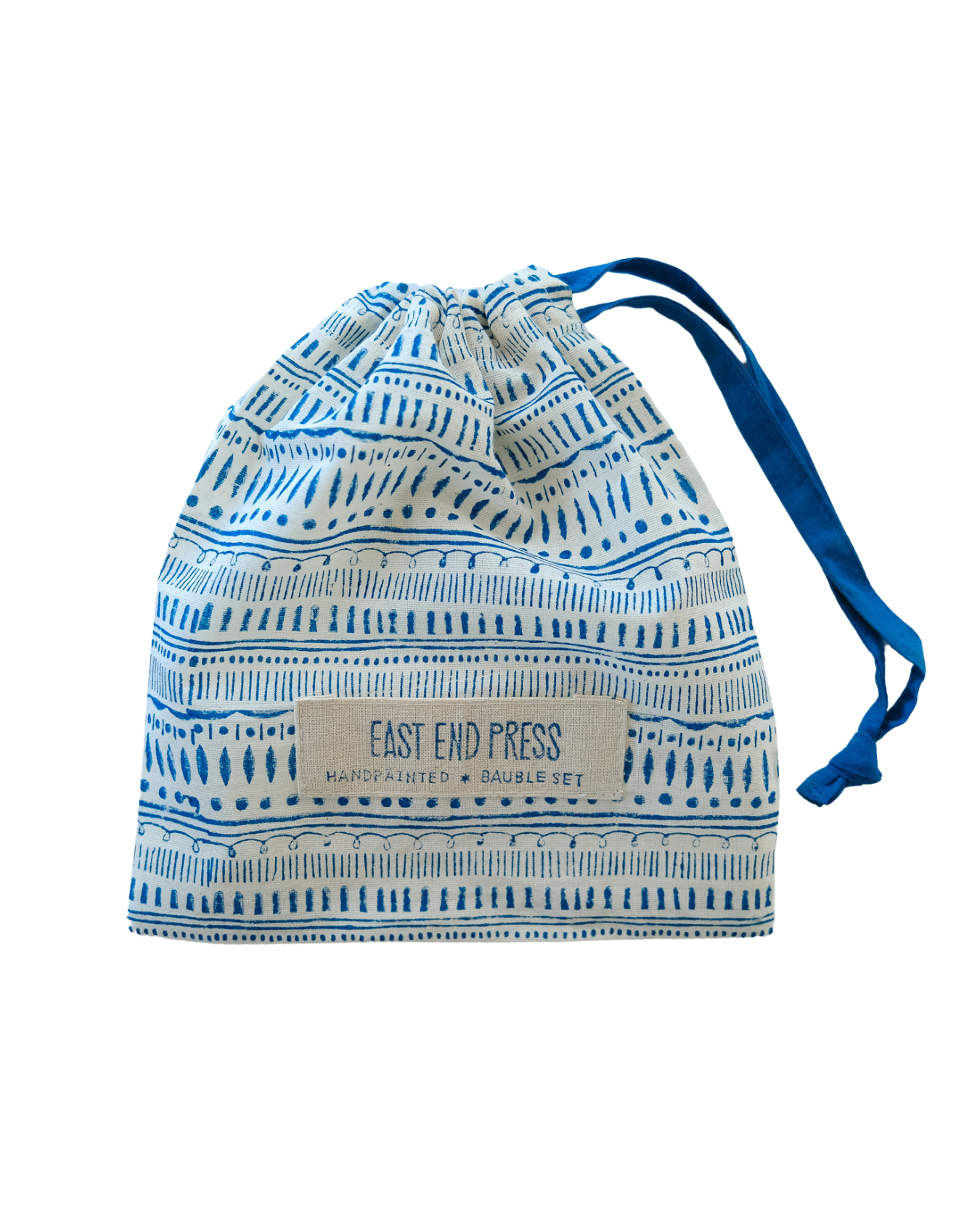 Frosty Blue Bauble Bag - Set of Three