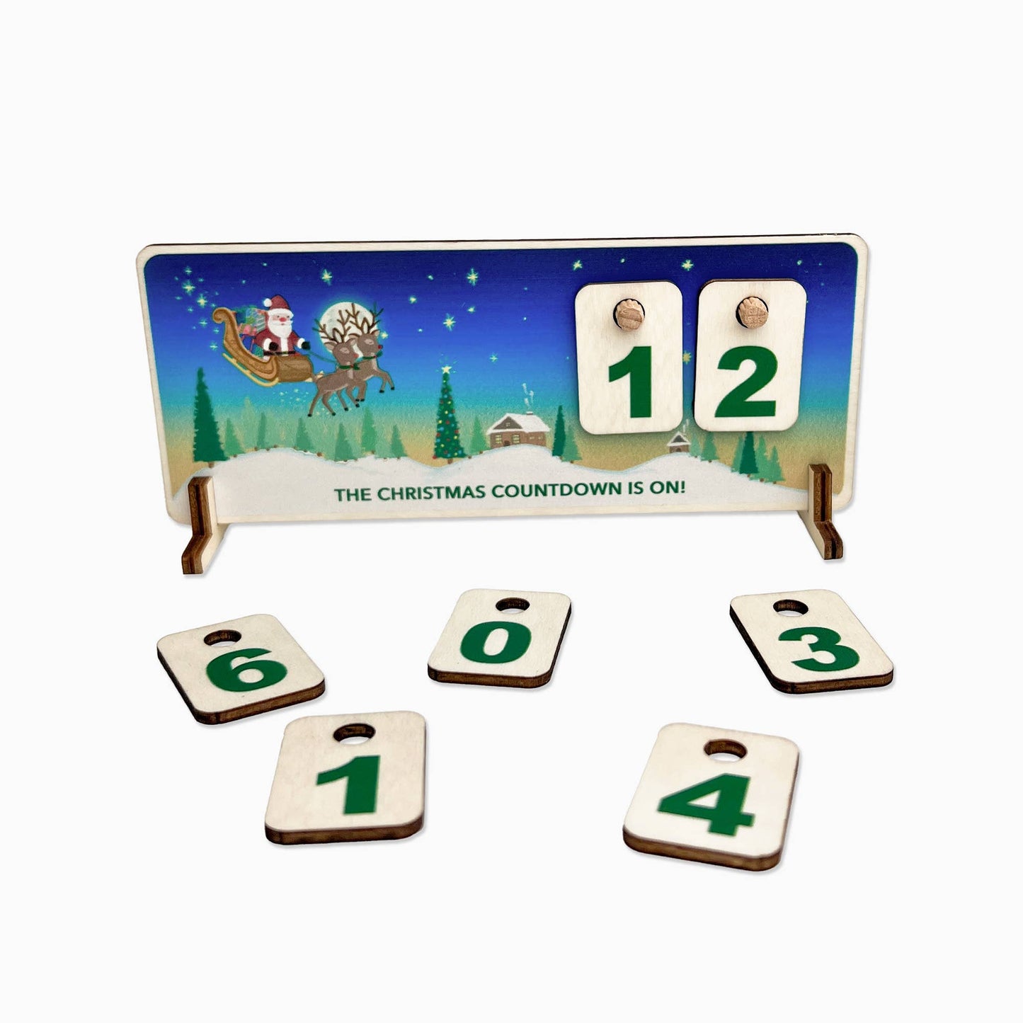 Christmas Countdown Calendar Chart