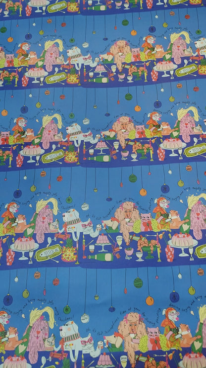 Skater girl Christmas wrap