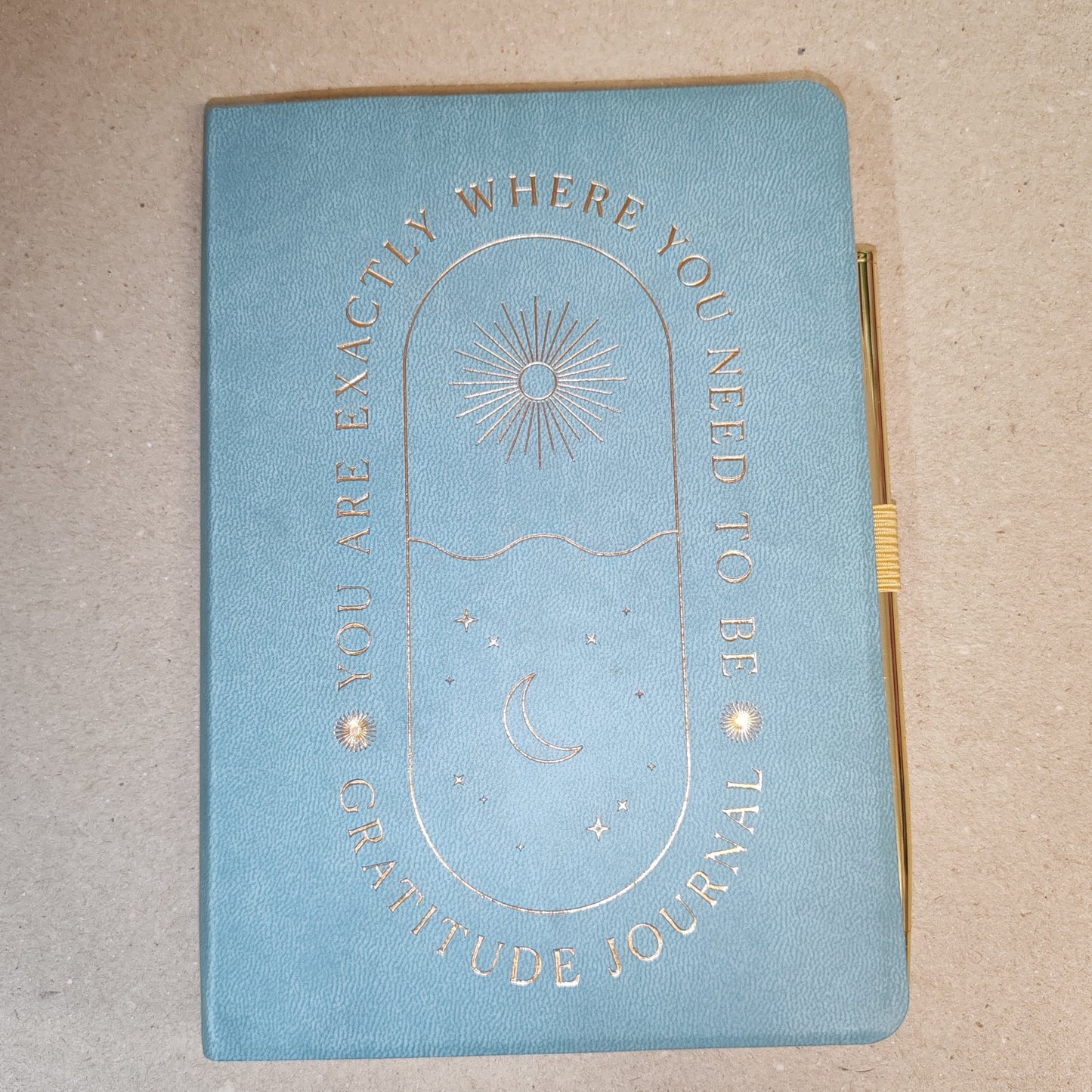 Gratitude Journal - where you need to be.