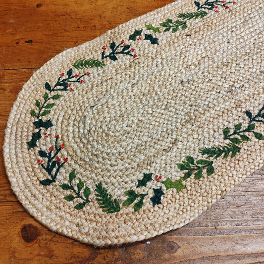 Natural Jute festive Table runner