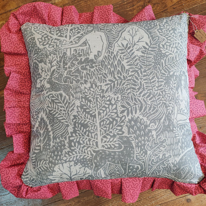 Adam and Eve fabric cushions.