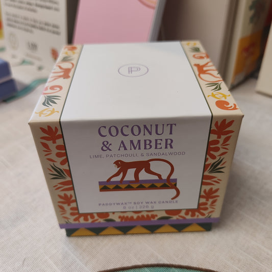 Adopo jungle ceramic candle. Scent of lime, Patchouli and sandalwood