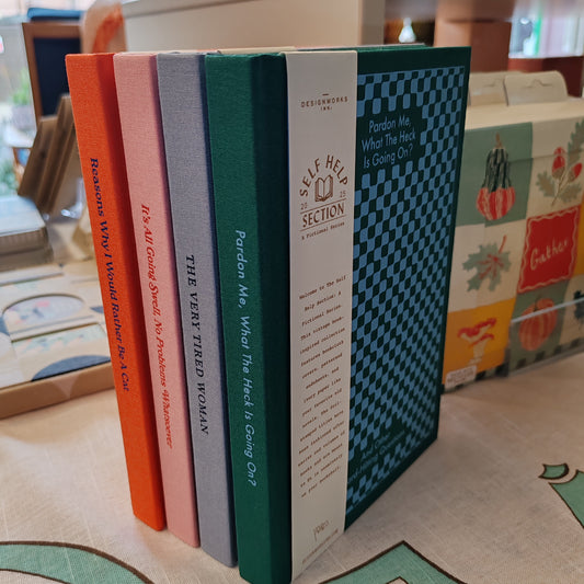 Hardback journal - self help. Pardon me but what the heck is going on.