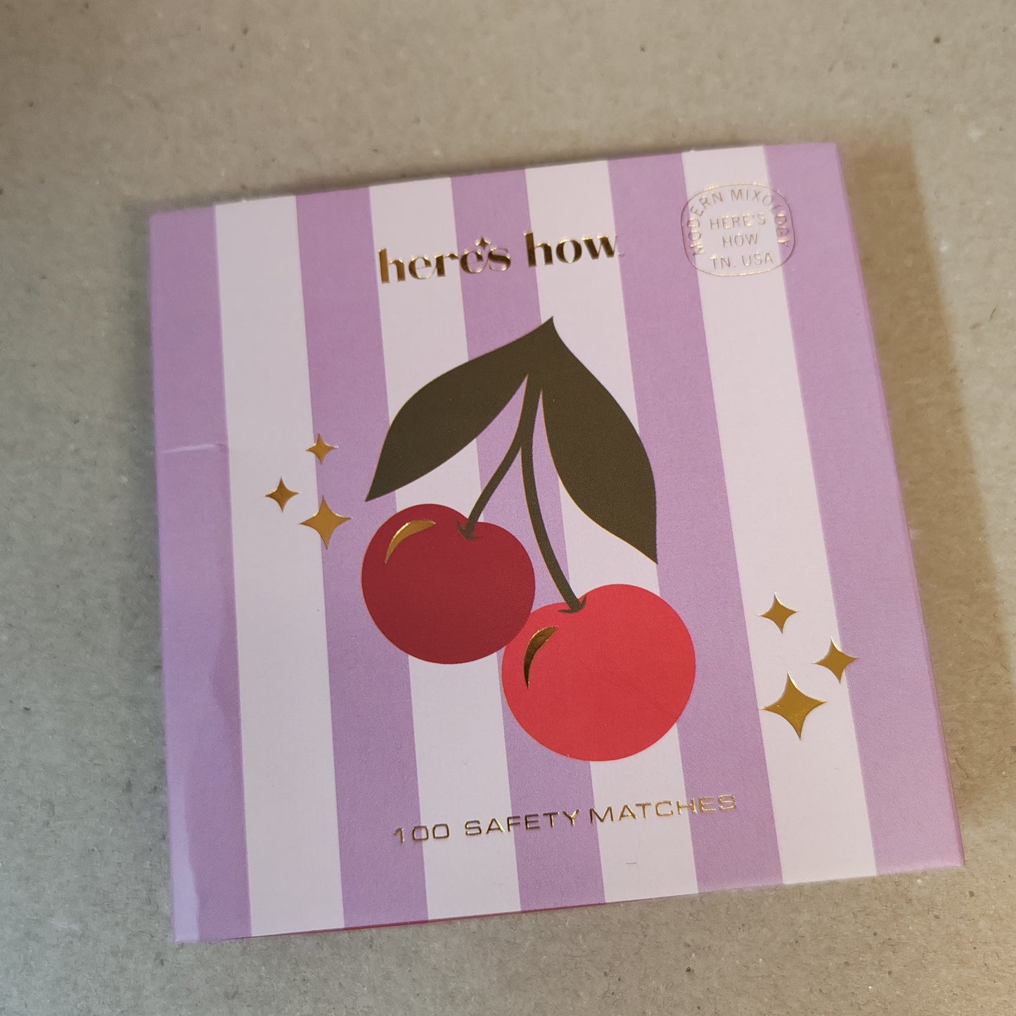 The Murphy matches - cherries