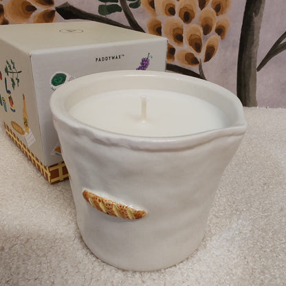 Bistro baguette ceramic candle