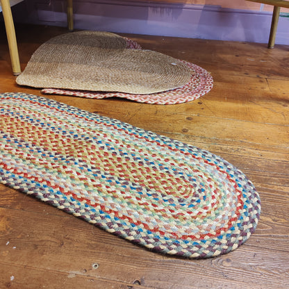 Carnival jute table runner