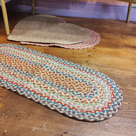 Carnival jute table runner