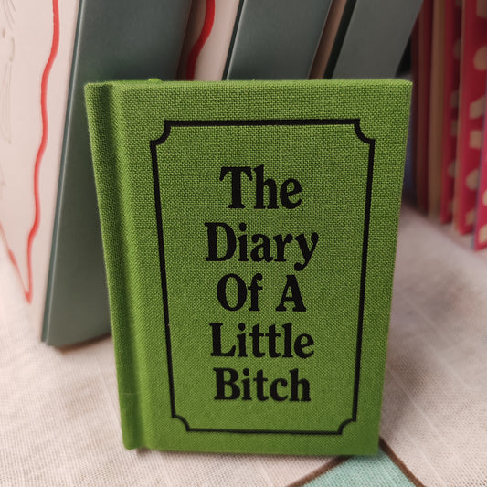Diary of a little bitch mini notebook