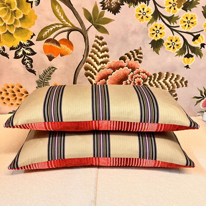 Ian Mankin / Thibaut cushion
