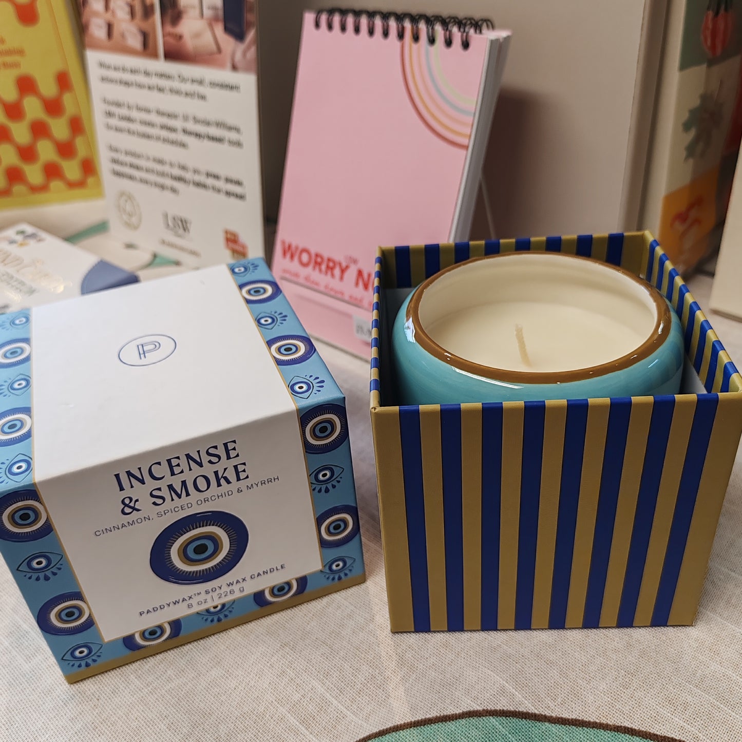 Adopo Eye Ceramic pot candle