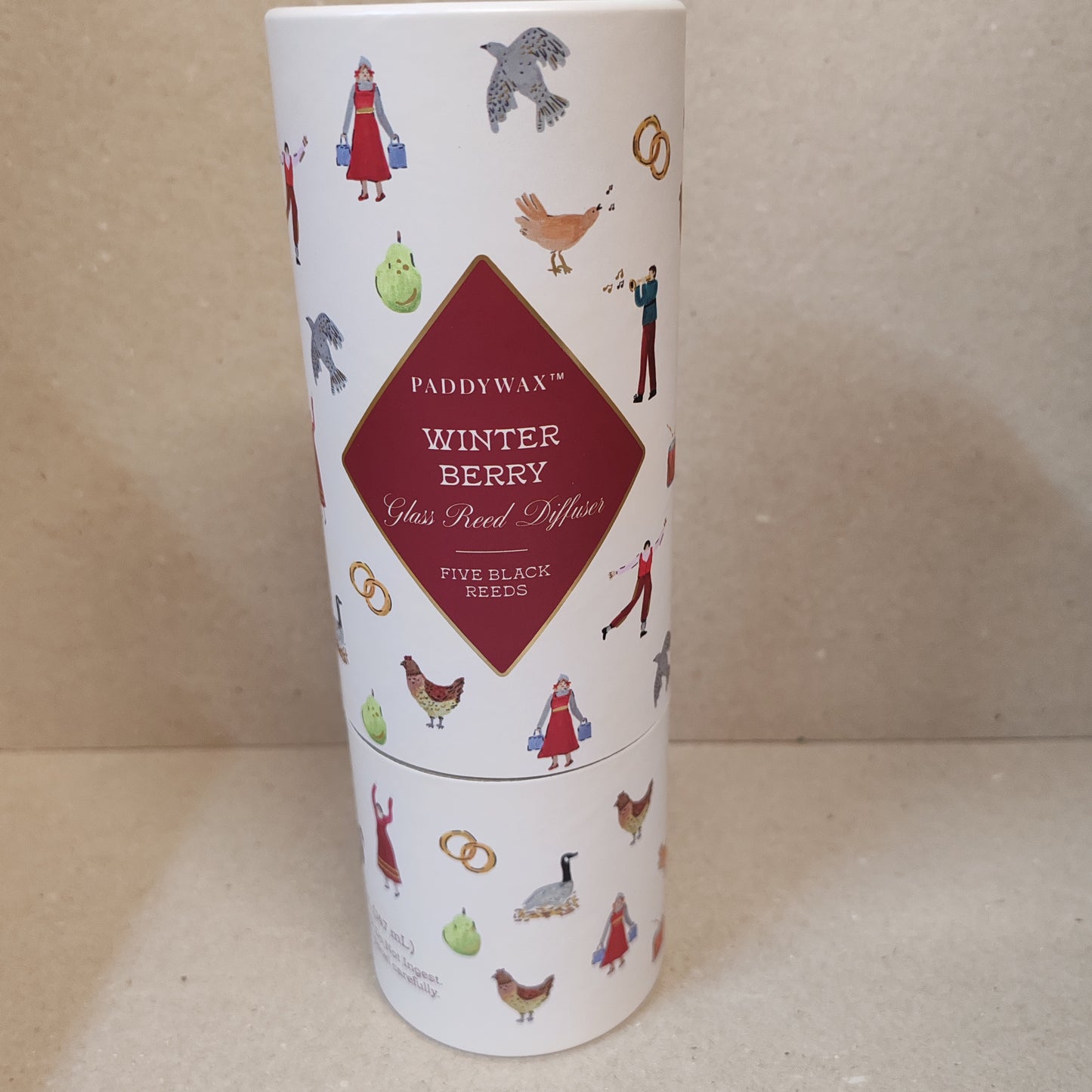 Diffuser Christmas balsalm and fir. Green ribbed Glass votive