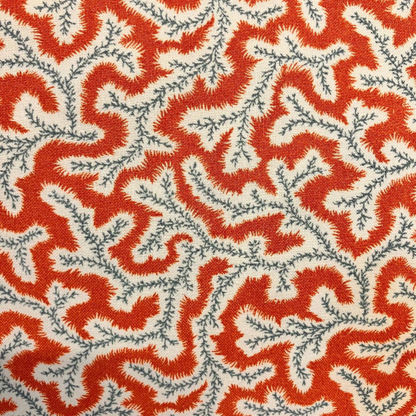 Ian Sanderson rich cotton squiggle fabric.