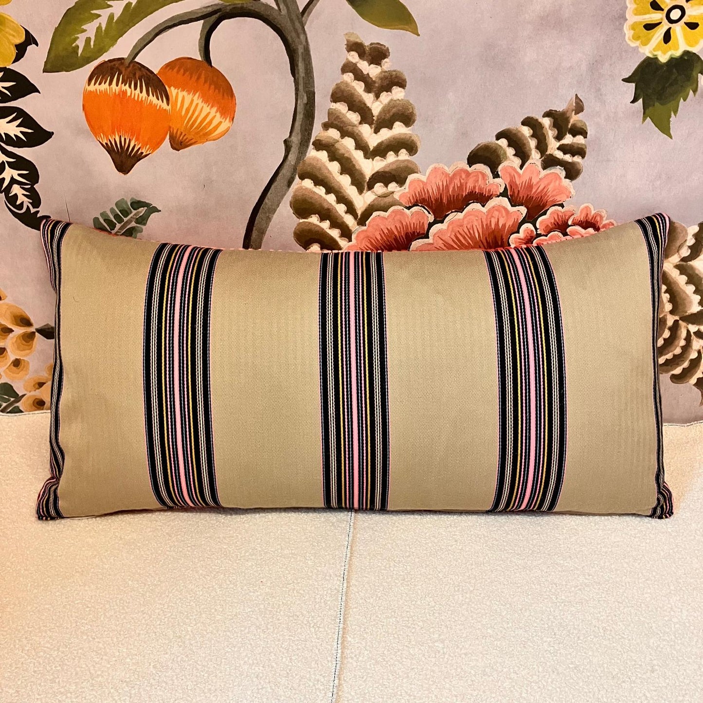 Ian Mankin / Thibaut cushion