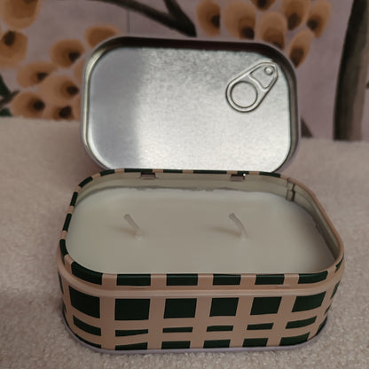Bistro French baguette tin candle