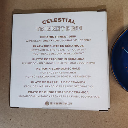 Celestial Trinket dish with eye decoration.