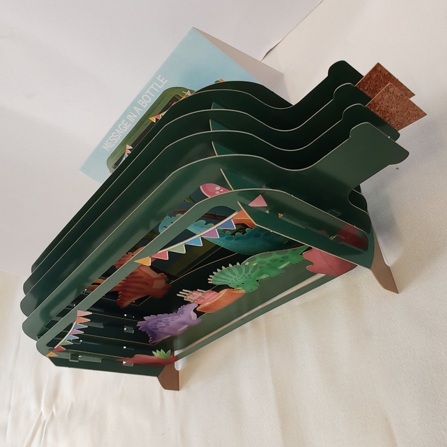 Dinosaur pop up greeting card