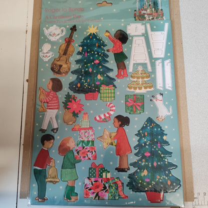Pop, slot and build Christmas party advent calendar.