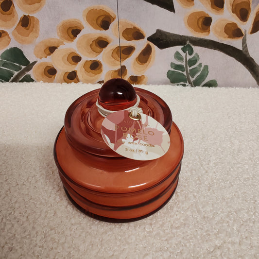 Beam glass candle pomelo rose